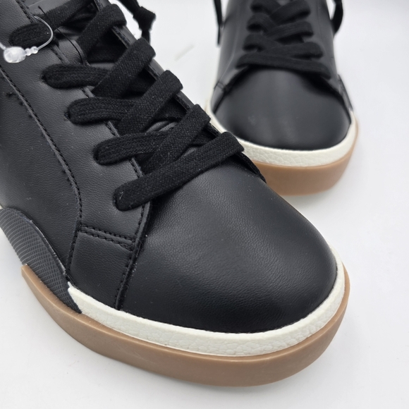 NWOT DV Dolce Vita Harryson Lace-Up Sneakers, Black/White/Tan, Women's Size 8.5 - Picture 2 of 13